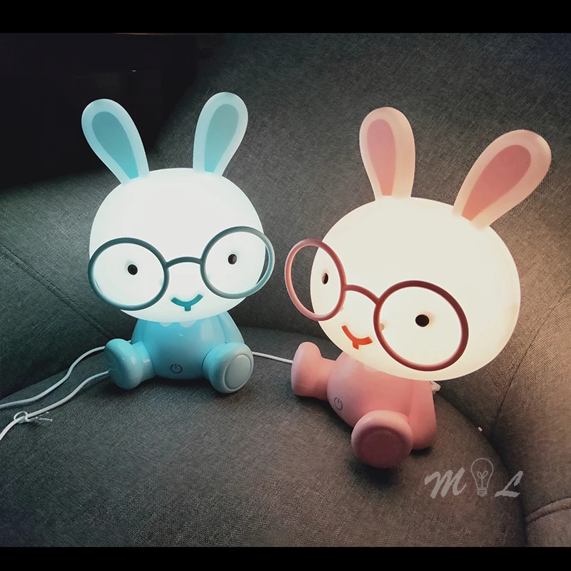 Dimmable Led Lamp Rabbit Night Light for Home Children s Night Lights Table Light Christmas Gift