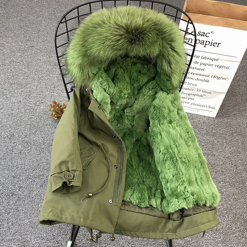 Детское пальто коллекция года, модное зимнее пальто с натуральным мехом теплая парка с воротником из меха енота для мальчиков и девочек детская куртка