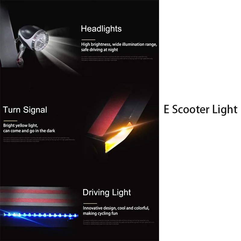  E Scooter 48V800W Max Distance up to 144km 11'' Motor Wheel 36ah Foldable Skateboard Hoverboard Pat