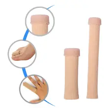Séparateur de protection des orteils en tissu, applicateur de pédicure, dissolvant de callosités de maïs, soulagement de la douleur des mains, Tube en Silicone souple, outil de soins des pieds