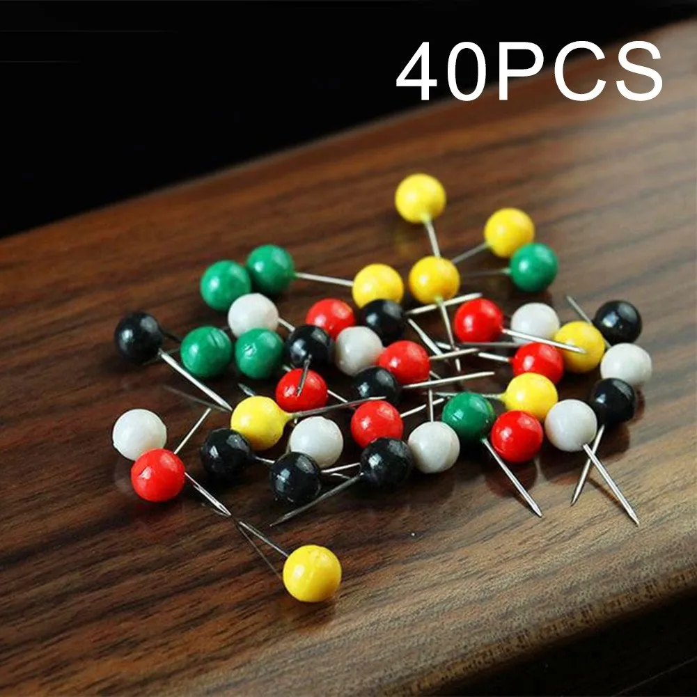 

40 шт., булавки для рыбалки, 0,6x1,7 см