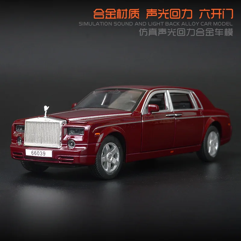 Модель фантомного автомобиля из сплава 1:32 модель игрушечного со светильник кой