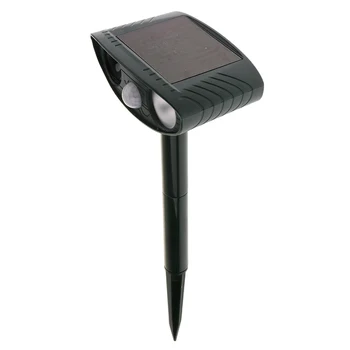 

Solar Repellent Animal Repeller Cat Dog Ultrasonic Infrared Chaser Plastic