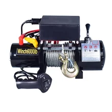 

DC Wire Rope Winch 20000 LBS DC 12V 24V Heavy Duty Electric Winch