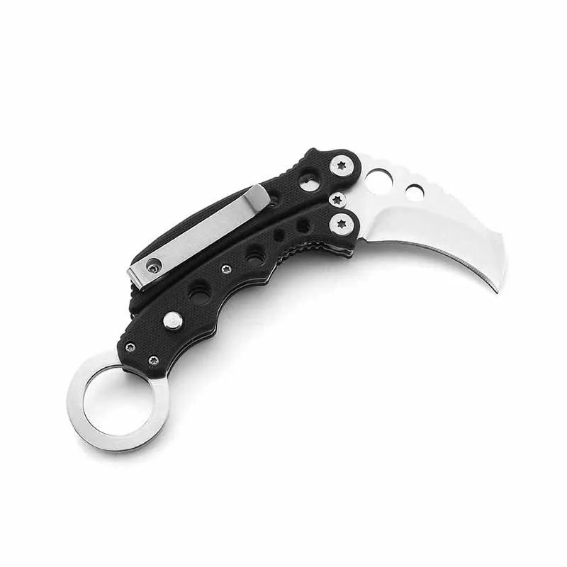 Бабочка в ноже Karambit складной нож тренировочный нож подарок balisong Практичный Нож механический коготь нож