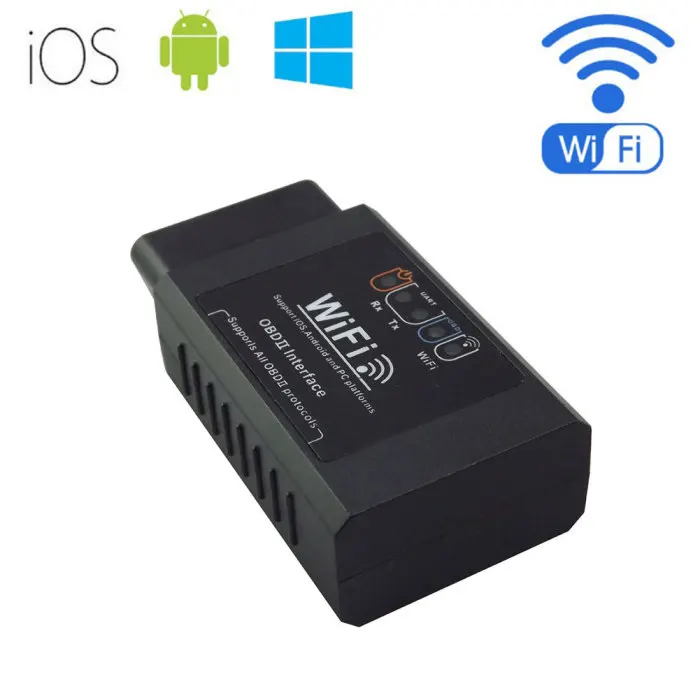 Wifi OBD2 автомобильный диагностический инструмент ELM327 OBDII Автомобильный сканер для считывания кода для Android IOS C44