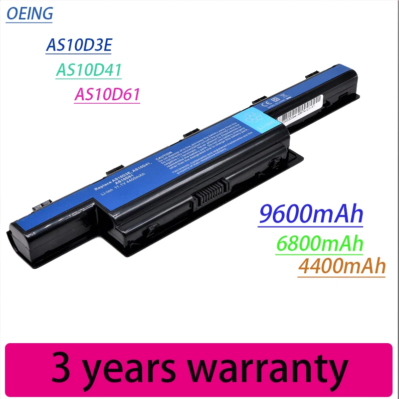 Новый аккумулятор для ноутбука Acer Aspire V3 5741 5742 5750 5551G 5560G 5741G 5750G AS10D31 AS10D51 AS10D61 AS10D71