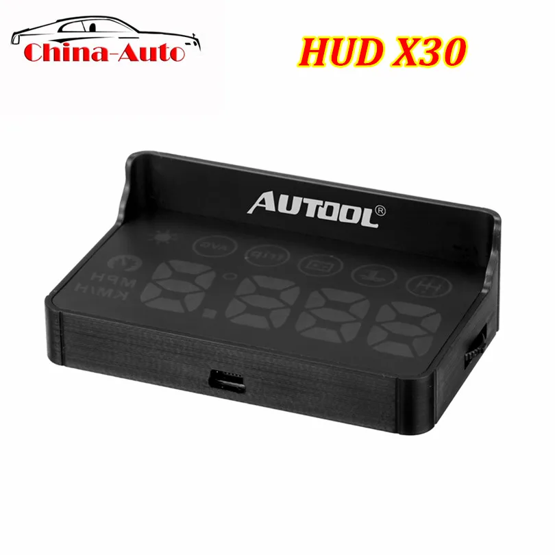 Автостайлинг AUTOOL X30 obd Универсальный Автомобильный дисплей hud спидометр Умный