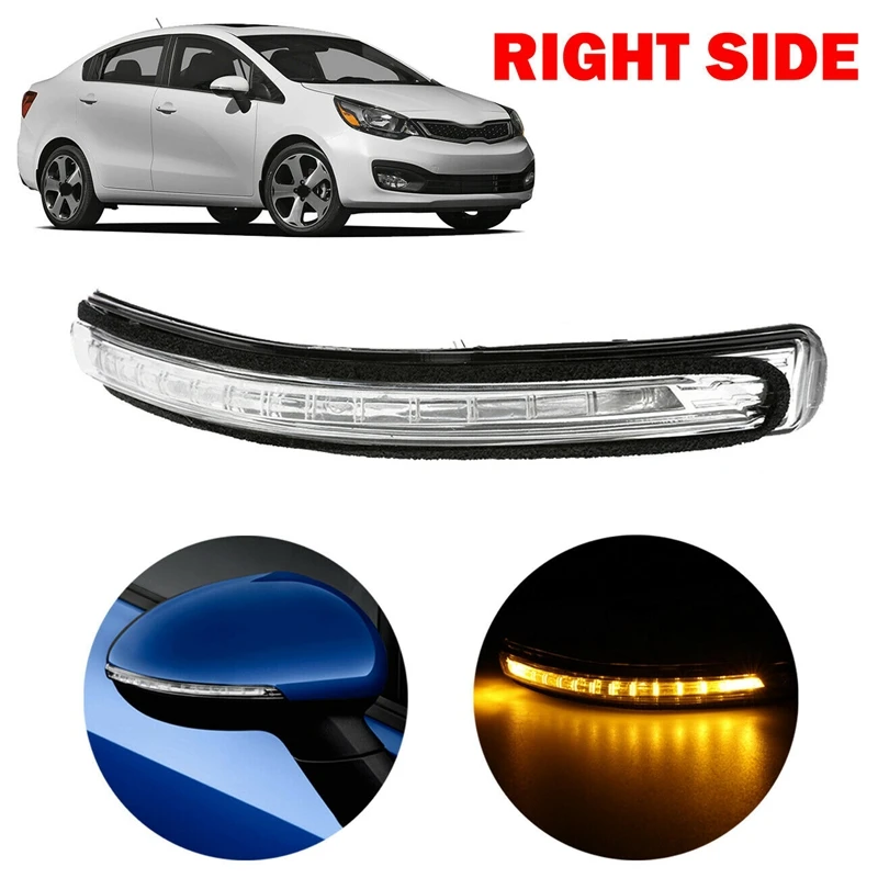 Right Side For Kia Rio 12 16 Rearview Mirror Led Turn Signal Light Mirror Indicator Lamp Flashing Light 1w000 Aliexpress