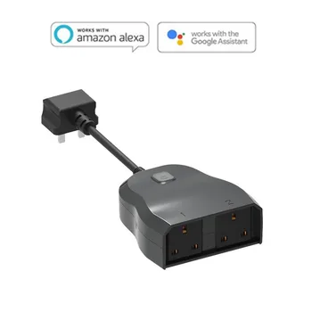 

Outdoor waterproof WIFI intelligent socket Wifi socket remote control smart home support Alexa standard