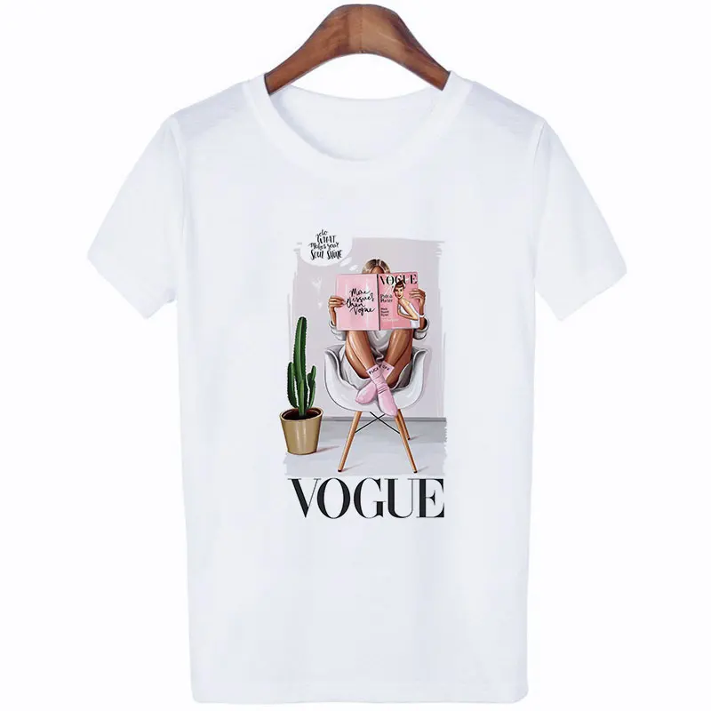 SCC 02 Camisetas Verano Mujer 2019 тонкая футболка Vogue с надписью Harajuku женская для отдыха модная