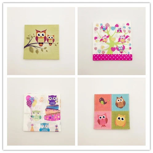 Serviette Jetable En Papier Pieces Dessin Anime Joli Chouette Animal Serviette De Table Evenement Fete D Anniversaire Mariage Pour Enfants Bebes Filles Garcons Aliexpress
