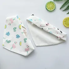 Baby Show babero lavable de algodón puro para recién nacido, paño para eructar, 2 piezas, 30x42cm, impermeable, accesorios para niños