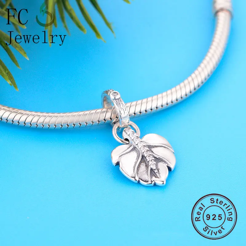 FC, ювелирное изделие, подходит для оригинала Pandora, очаровательный браслет, 925 серебро, магический лист, подвеска, бусина для изготовления женщин, Berloque, Новое поступление, осень