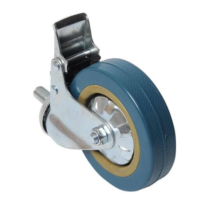 PVC Casters 4pcs Casters Heavy Duty Pneumatic Caster Wheels No Noise Wheels JA55