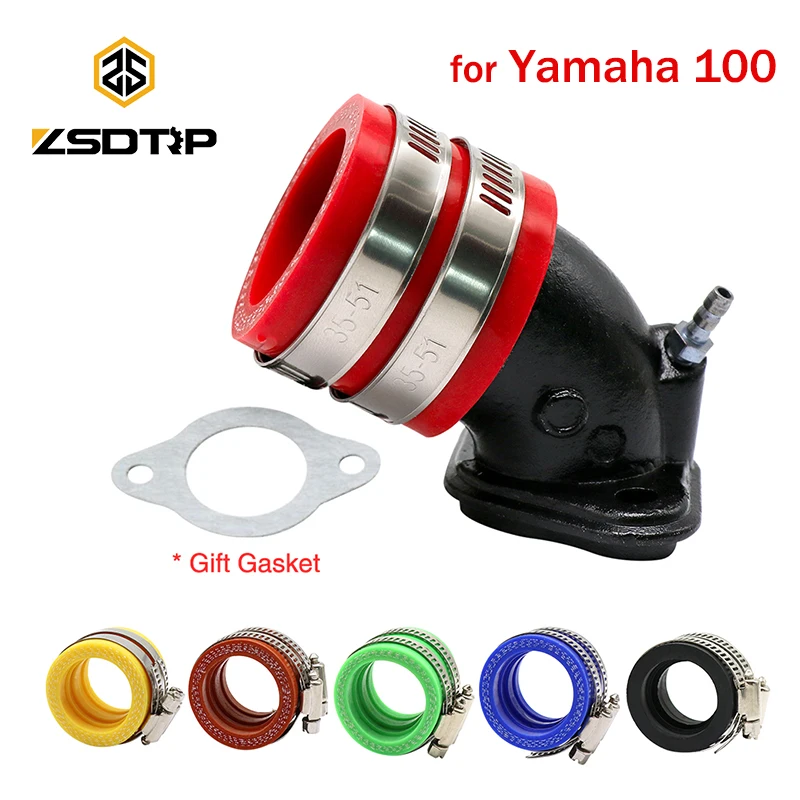 Впускная труба коллектора ZSDTRP для карбюратора Yamaha 100 JOG100 RSZ100 AGL100 CVK24/26/30 PE27/28/30 |