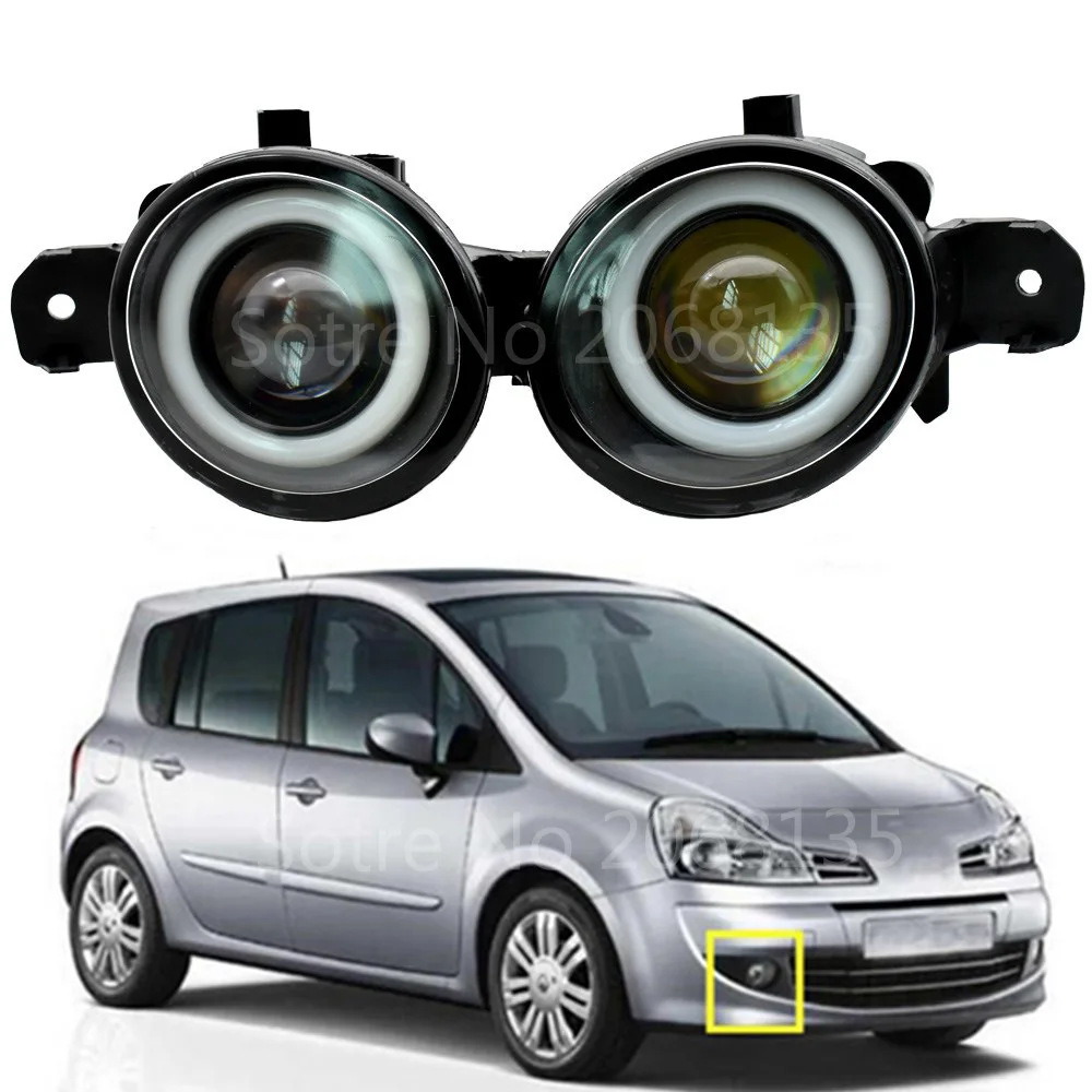 2 шт./пара противотуманная фара в сборе для Renault Modus F/JP0 хэтчбек 2004-2013 светодиодный