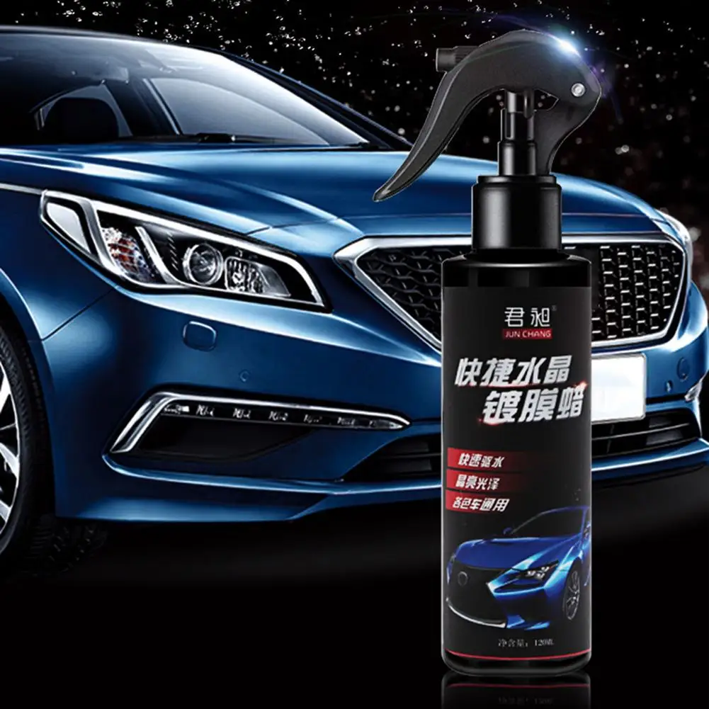 

120ml Car Liquid Ceramic Coat Super Hydrophobic Glass Coating Set Polysiloxane And Nano Materials Car Polish Spray Agent