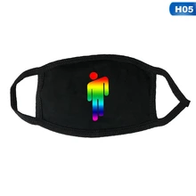 Billie Eilish маска, маска для лица, унисекс, хлопок, Пылезащитная маска для лица, для женщин и мужчин, Вечерние Маски, альбом, маска для активного отдыха