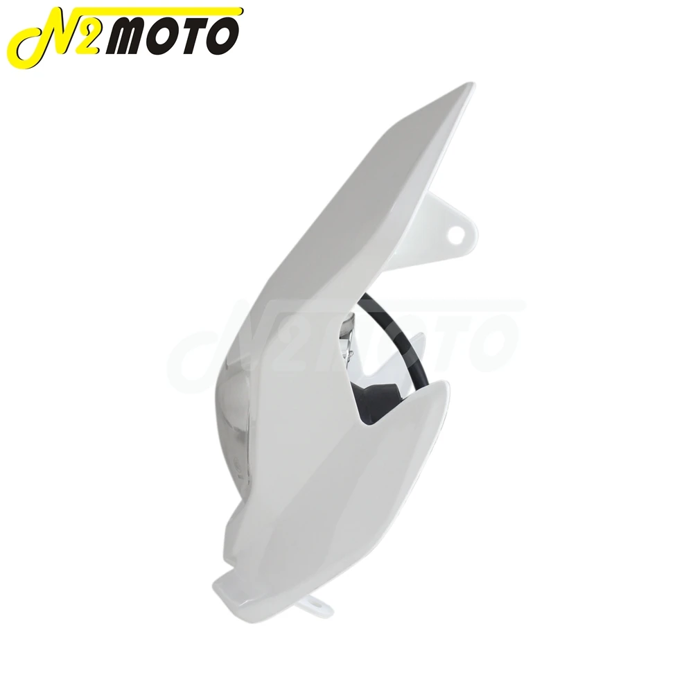 Белая фара для мотокросса H4 12 в 35 Вт двойной спортивный комплект Yamaha WRF250/400/426/450 YZ