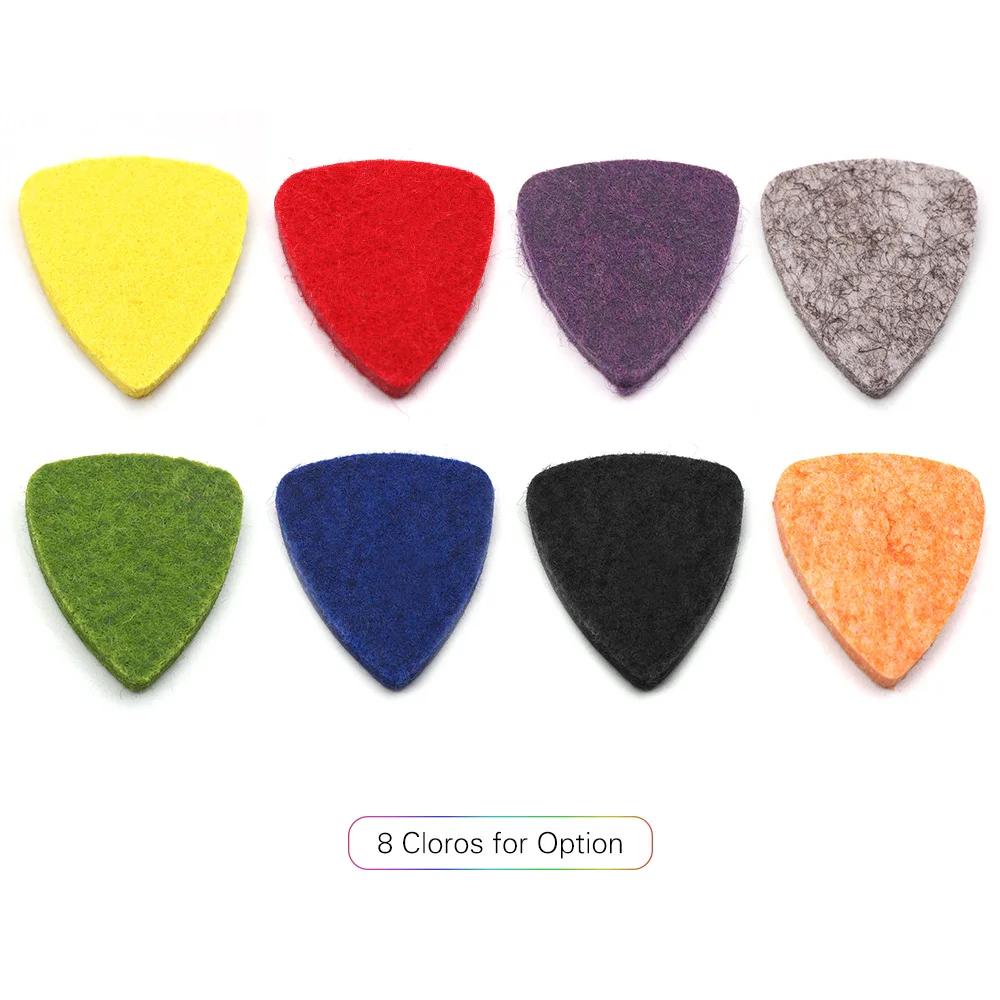 Миниатюрная гитара укулеле-Палочки Красочный мягкий войлок Палочки медиатор 3 мм