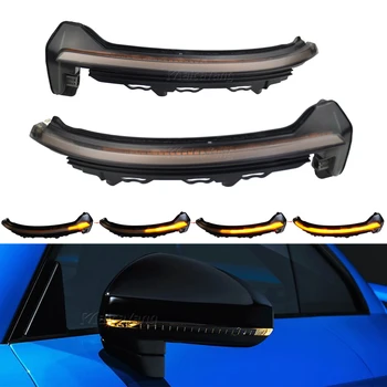 

2X Smoke LED Dynamic Mirror Blinker Light Turn Signal Lamp For Audi TT TTS TTRS MK3 8S 2015-2020 For Audi R8 2016-2020
