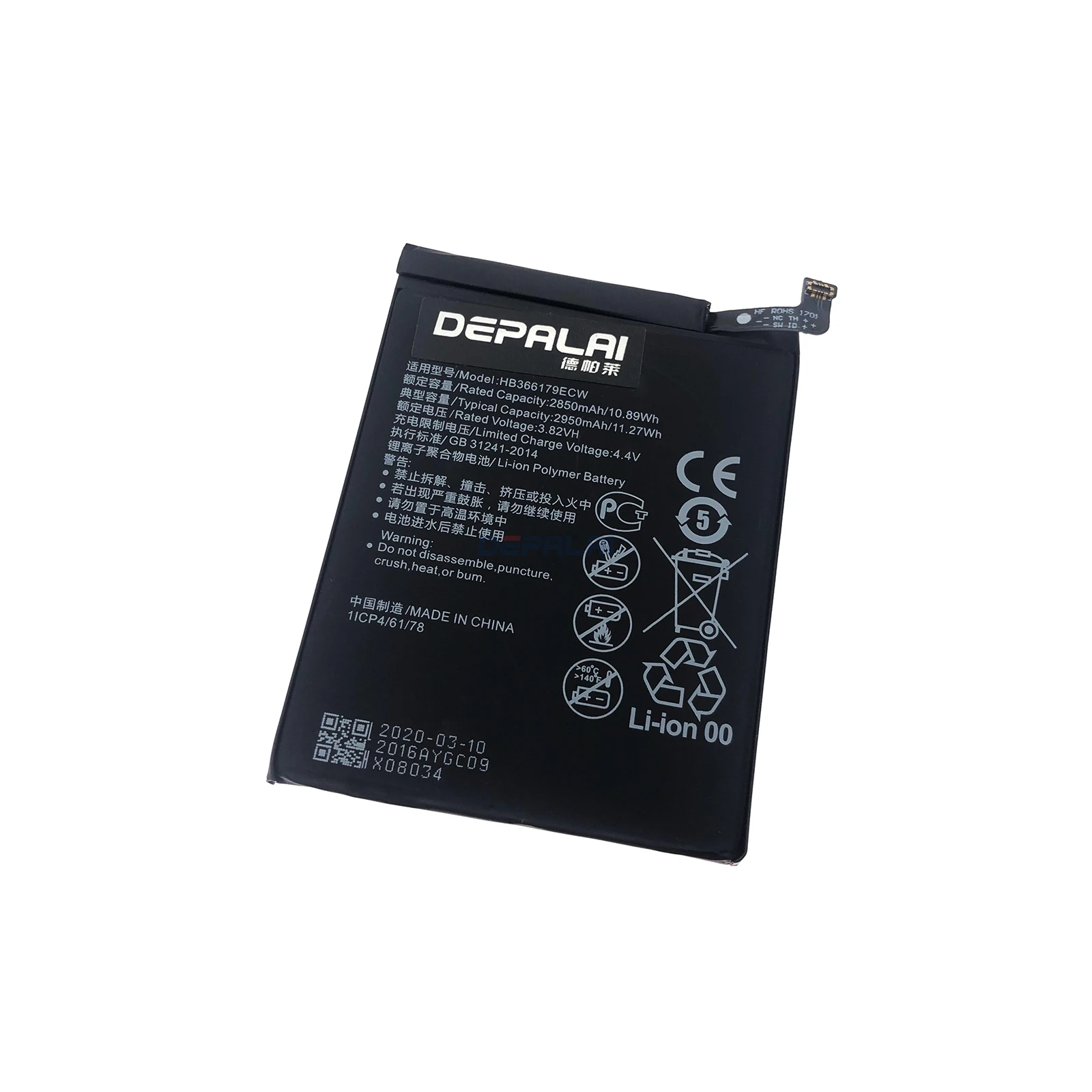 Высококачественный запасной аккумулятор HB366179ECW для телефона Huawei Nova 2 II PIC AL00 TL00 2950