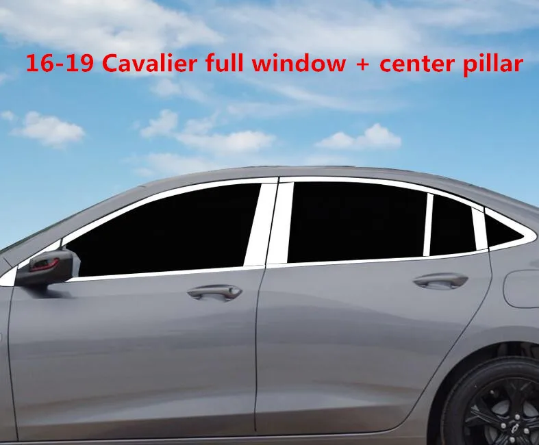 

Apply only for 2019Chevrolet Cavalier window shine decoration modification, special body plating stainless steel window shine
