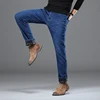 2022 Mens Winter Thicken Fleece Jeans Stretch Denim Warm Jeans For Men Designer Brand Long Pants Jean Black/Blue 28-40 42 44 46 ► Photo 2/6