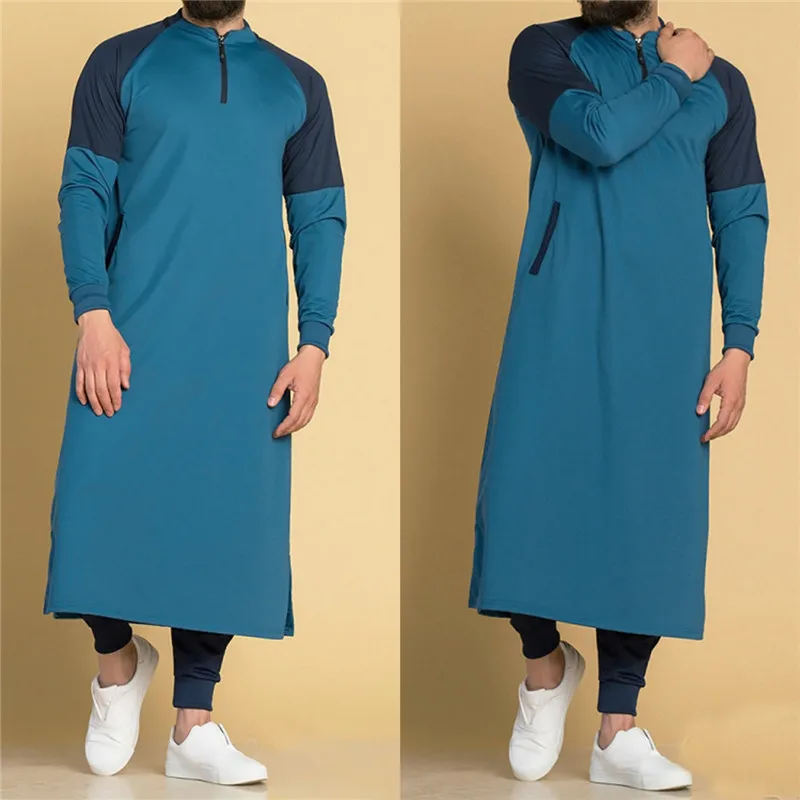 Kaftan Мужская стандартная одежда для исламского арабского языка рубашка с длинным