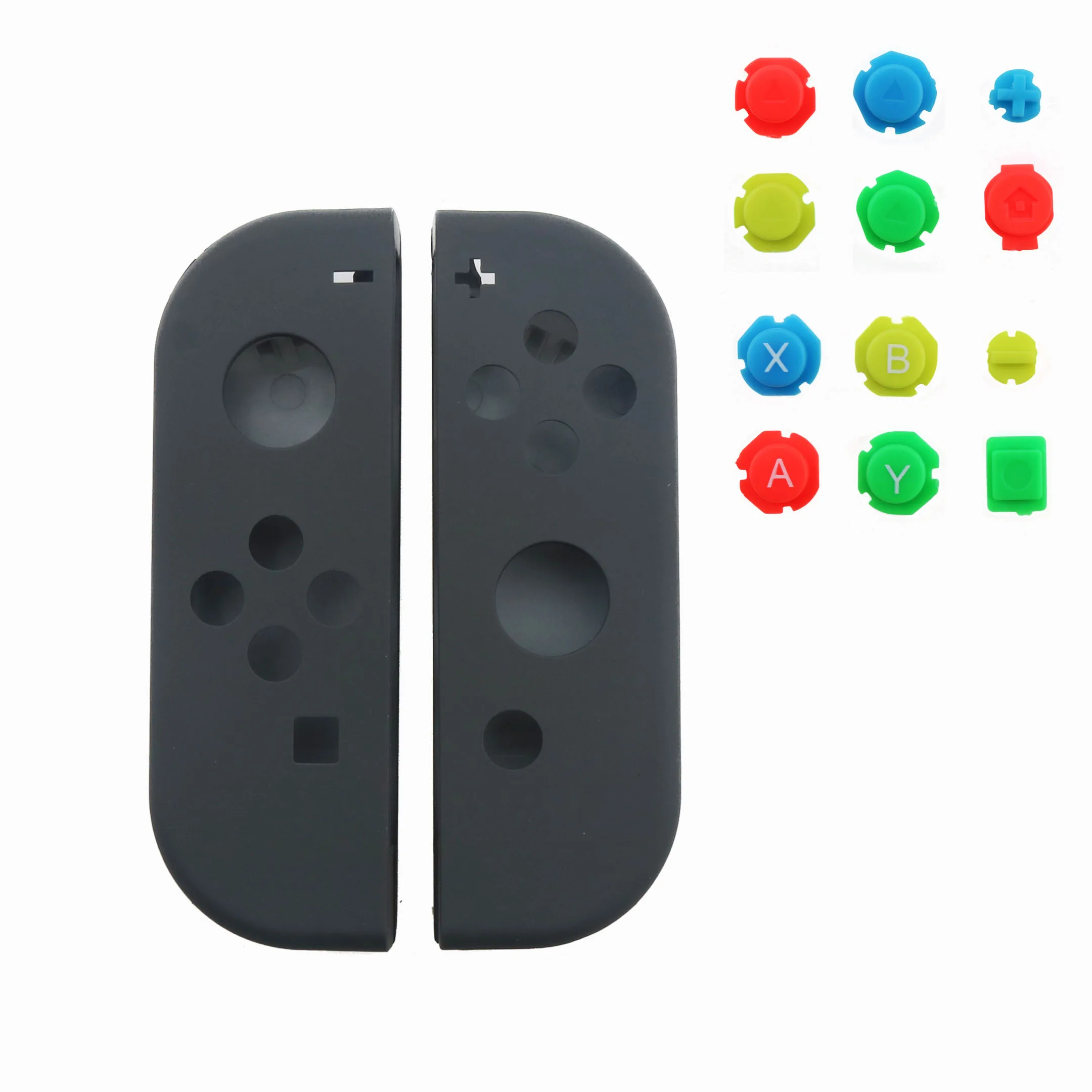 MM YuXi Пластиковый корпус для Kind переключатель NS JoyCon контроллер DIY замена корпуса Корпус правый левый чехол и кнопки ABXY D-Pad - Цвет: MM
