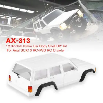 

RC Cars Body Shell Set AX-313 12.3inch/313mm Car Body Shell DIYfor 1/10 RC Truck Crawler Axial SCX10 & SCX10 II 90046 90047 Cars