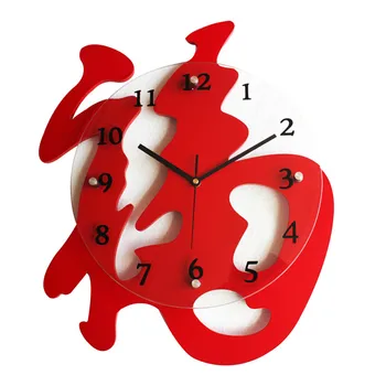 

Large wall clock modern design Watch Relogio Silent Wall Saatk Quartz Home Decor Wall 3D Clock Fashion Bedroom QZE182