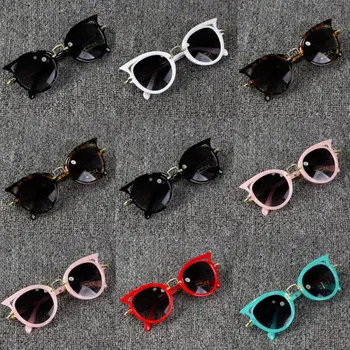 

2019 NEW Fashion Toddlers Children Kids Sunglasses ANTI-UV Girls Boys Vintage Oversized Eyeglasses Outdoor Protection Glasses