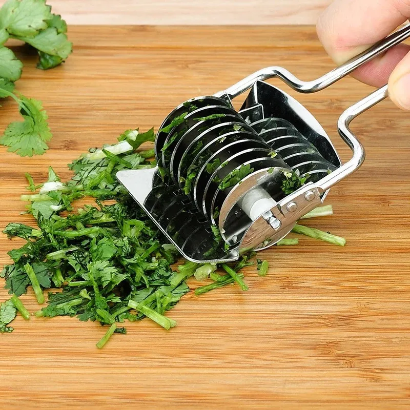 Pressing Machine Non-slip Handle Kitchen Gadgets Spaetzle Makers Noodles Cut Knife 1pc Manual Section Shallot Cutter