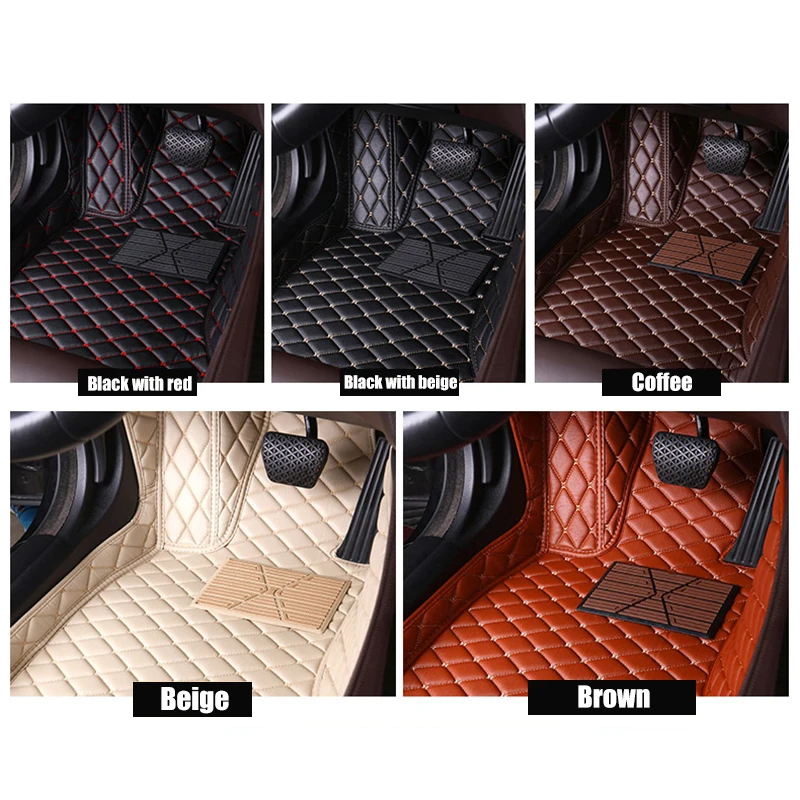 Custom Car Floor Mats For Alfa Giulia Stelvio Year Waterproof Car Floor Foot Mat Covers