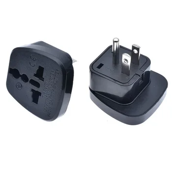 

America Universal Travel CE Copper 15A Power Socket Adapter India Russia Israel German France AU UK EU to US Plug Adaptor Type B
