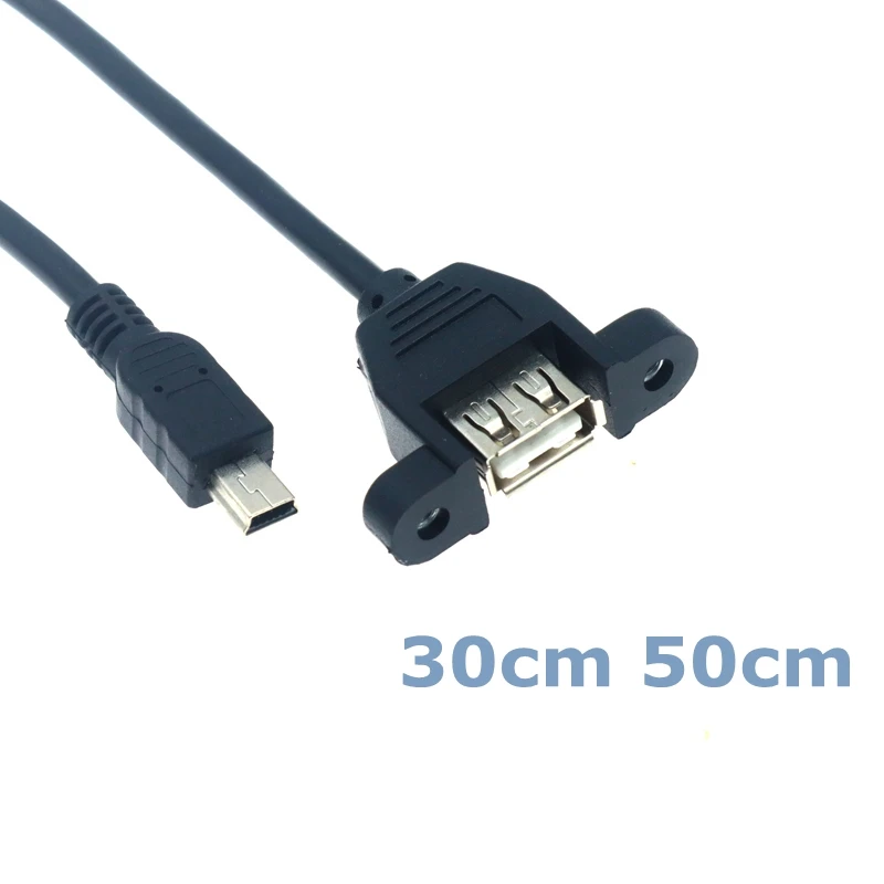 Mini USB Cable T-port mini USB Data Cable 0.3M 0.5M 1.5M 3M