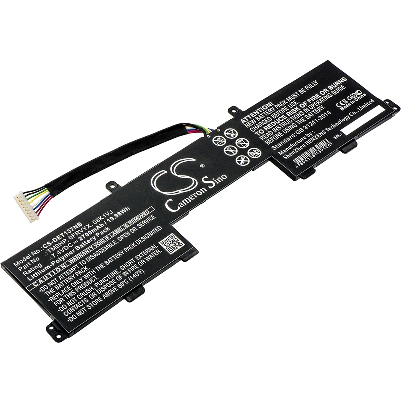 Обновленная батарея Cameron Sino для DELL Latitude 13 7350