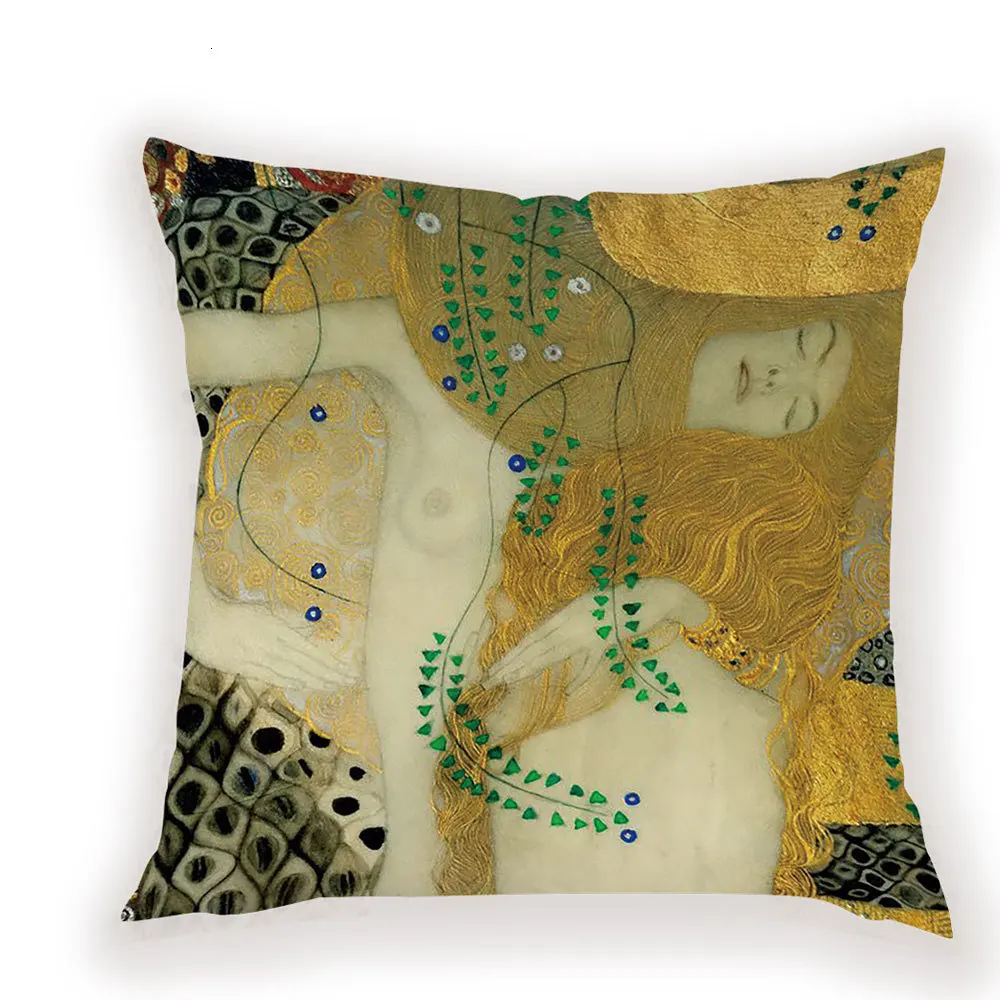 Наволочка для подушек с рисунком в скандинавском стиле с золотым узором, декоративная винтажная наволочка, милый чехол для подушек, Декор для дома