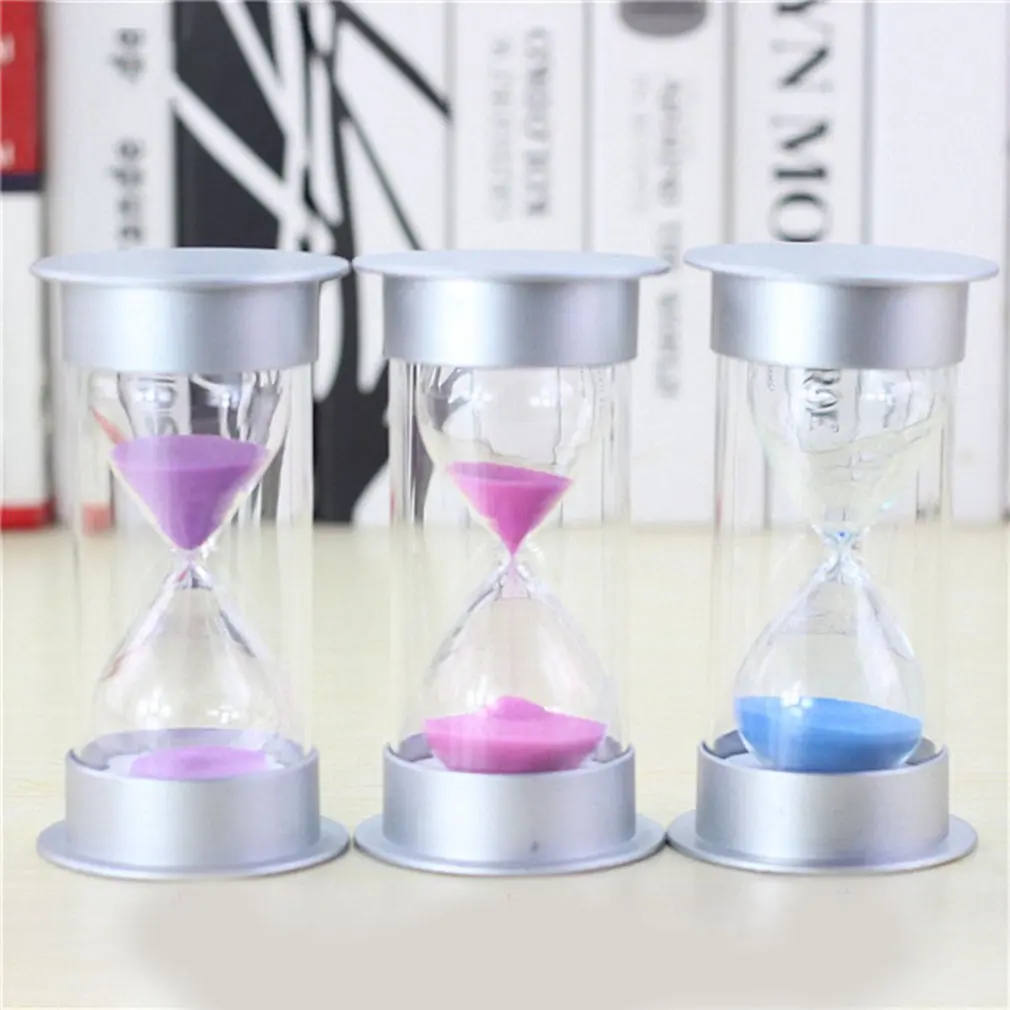 Practical Desktop Sand Clock Timer Children's Brushing Striking Hourglass Timer Home Decorations for kids