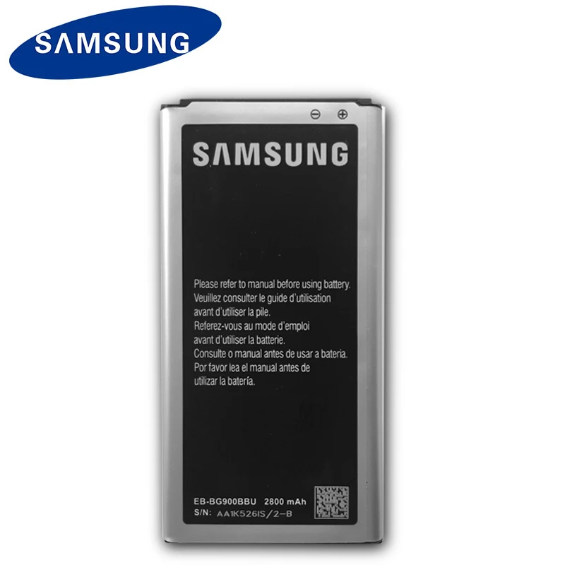 Оригинальный аккумулятор Samsung для S5 G900S G900F G900M G9008V 9006 в 9008 Вт G900|Аккумуляторы