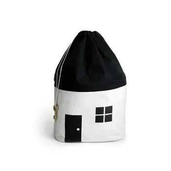 

Home new house finishing storage bag canvas bag children's toy storage hanging bag home