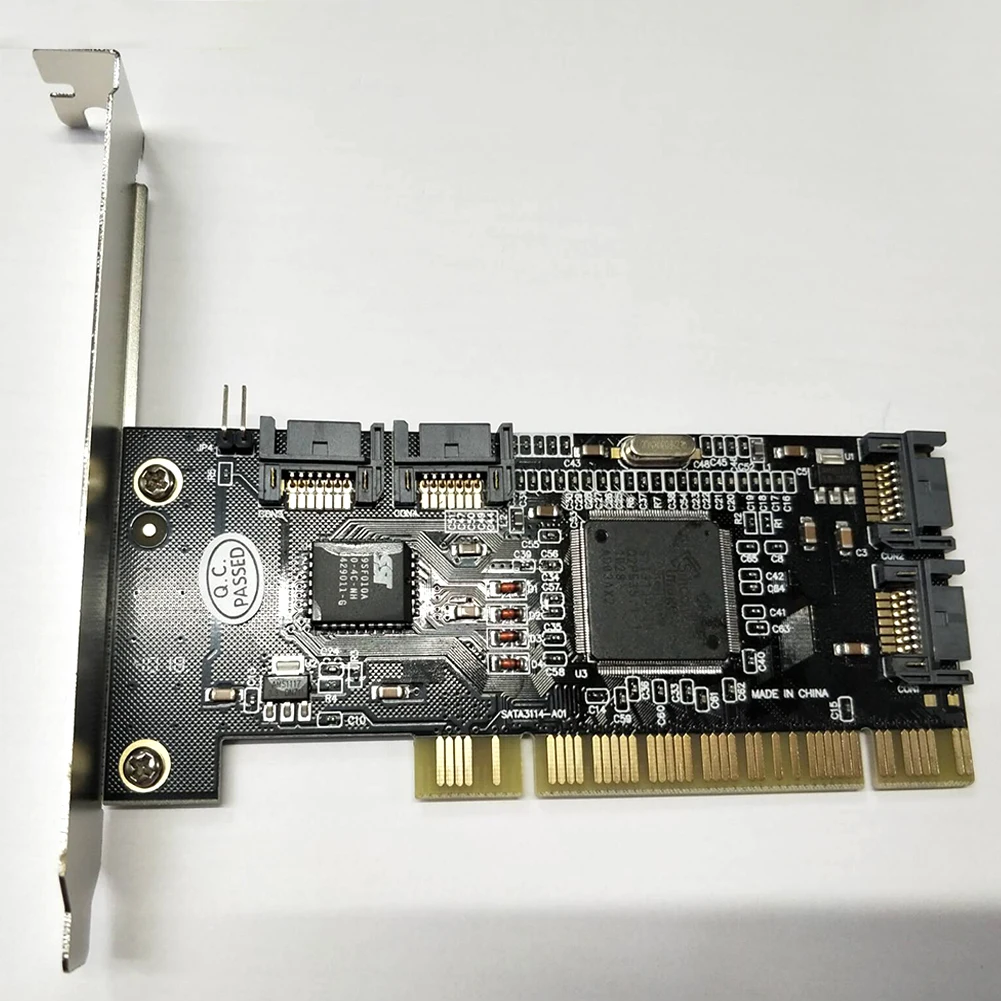 PCI на SATA для настольного ПК профессиональный конвертер карт стабильный разъем добавить на контроллер адаптер Быстрый внутренний горячей замены