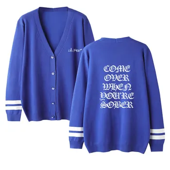 

lil peep v-neck Cardigan Sweater men/women Aikooki Hot Fashion Print Casual Harajuku Sweater lil peep Popular Sweater casual top