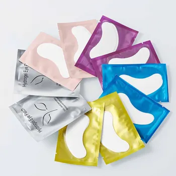 

50/100pcs Purple Packaging Paper Patches,New Paper Patch Eyelash Under Eye Pads Lash Eye Tips Sticker Wraps Make Up Tool