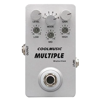 

Digital Heavy Metal Distortion Guitar Effect Pedal Alloy Shell True Bypass