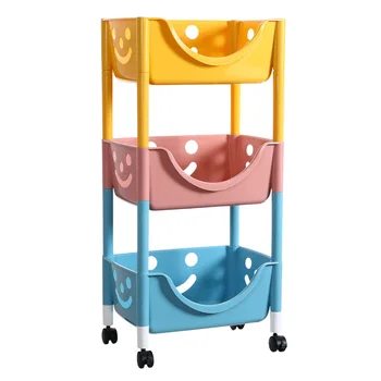 

Children's Toys Storage Rack Cart Storage Box Landing Multi-layer Living Room Household Snacks Sorting Storage Rack Storage Box