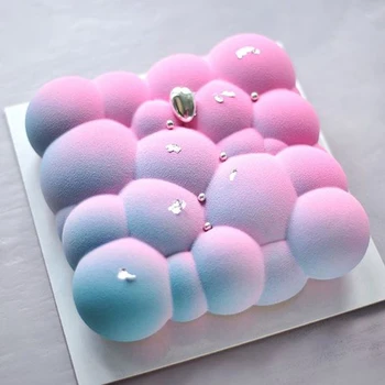 

FUNBAKY Irregular Cloud Shape SIlicone Mousse Cake Mold 3D Decorating Baking Tools DIY Cookie Dessrt Cake Pan Moulds