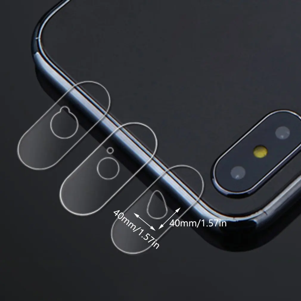 For iPhone XS Professional Clear Back Camera Lens Screen Protector Protective Film Tempered Glass Screen Protector Lens Film